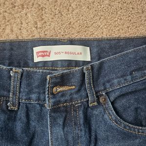 Boys Levi's distressed shorts